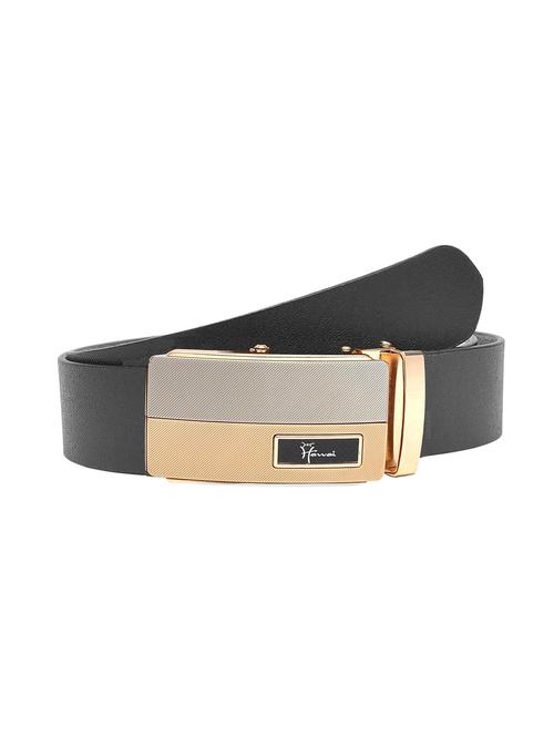 black color, leather belt - 11614370 - Very Small Image - 1