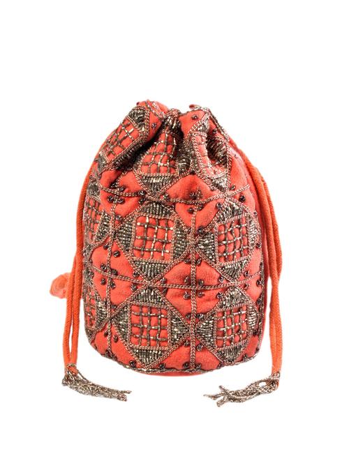 pink cotton potli - 11616511 - Very Small Image - 1