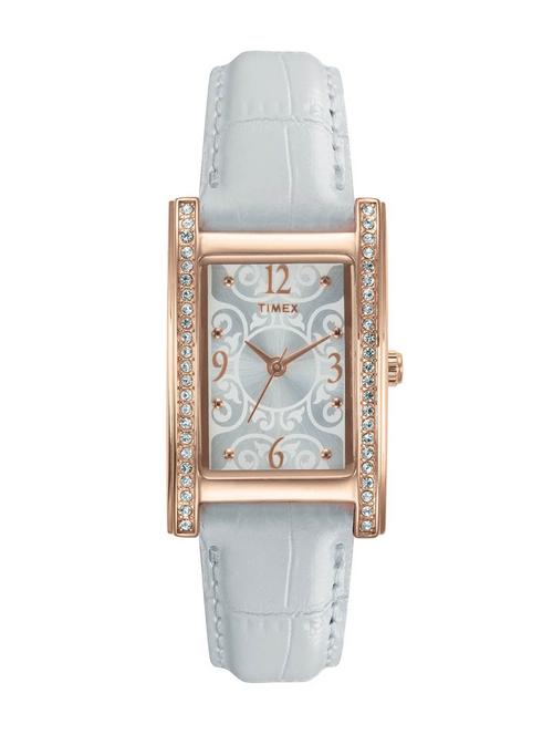 white embellished leather wrist watch - 11617530 - Very Small Image - 1