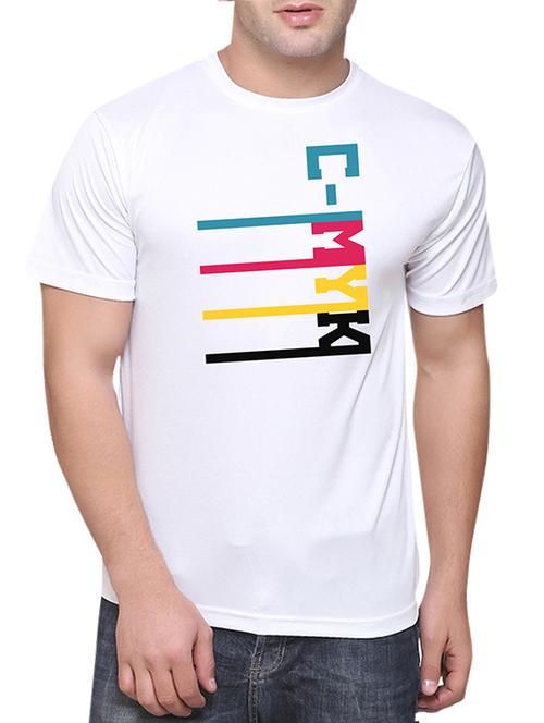 white polyester tshirt - 11622467 - Very Small Image - 1