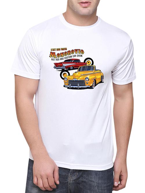 white polyester tshirt - 11622489 - Very Small Image - 1