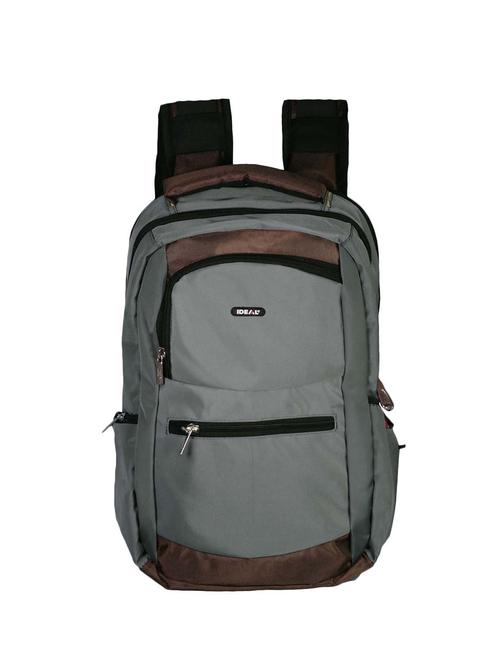 grey and brown polyester backpack - 11630692 - Very Small Image - 1