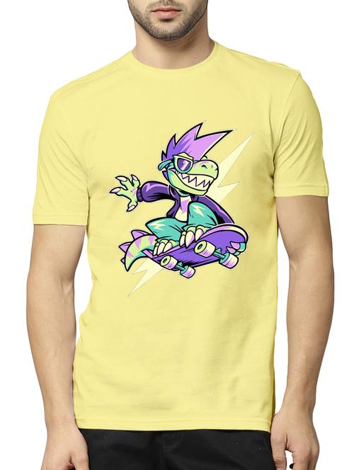 yellow cotton tshirt - 11641446 - Very Small Image - 1