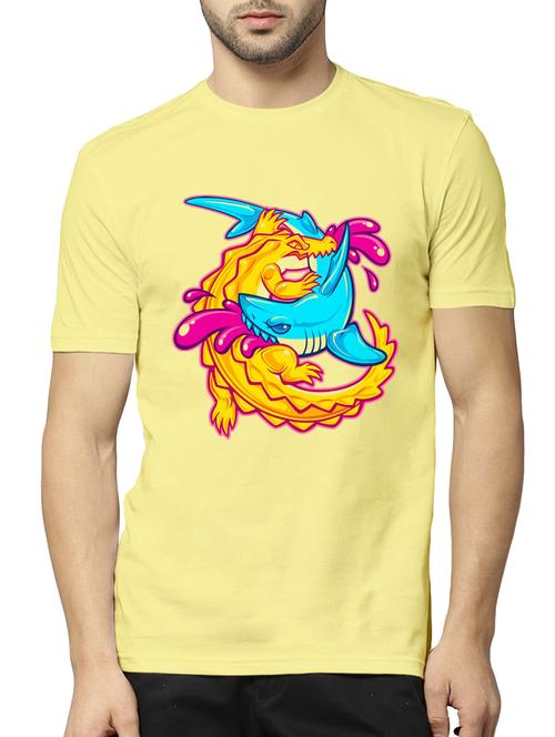 yellow cotton tshirt - 11641454 - Very Small Image - 1