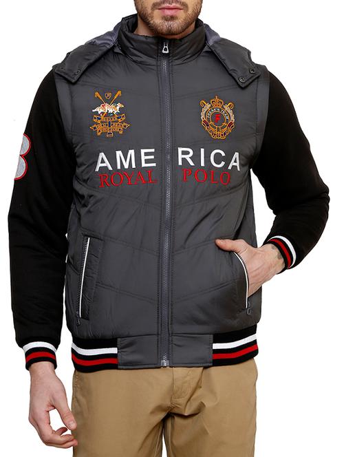 grey wool blend jacket - 11656686 - Very Small Image - 1