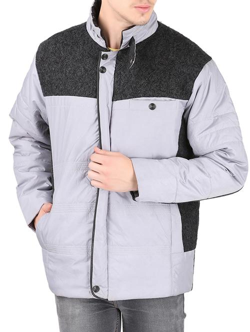 light grey polyester blend jacket - 11656702 - Very Small Image - 1
