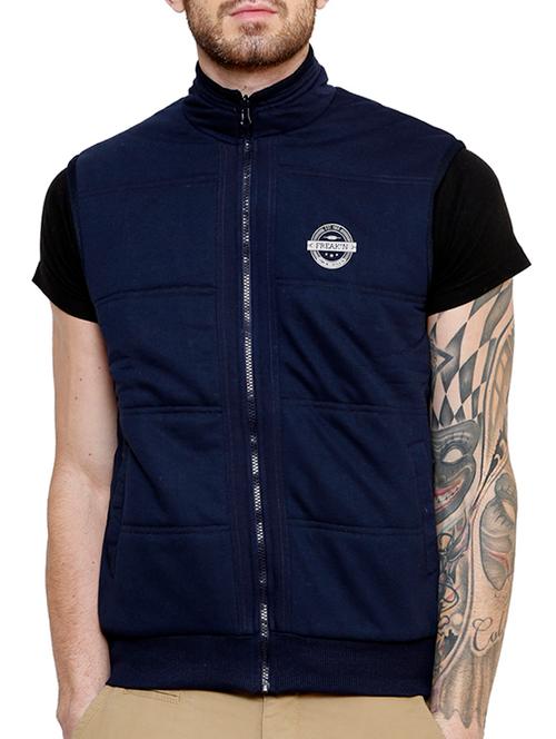 navy blue wool blend jacket - 11656725 - Very Small Image - 1