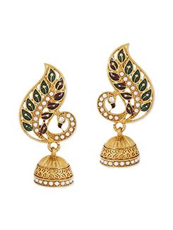 gold metal other earring - 11657330 - Very Small Image - 1