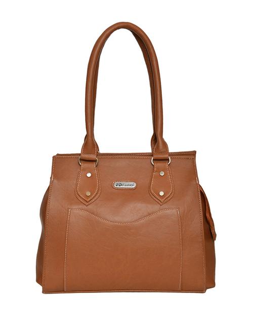 brown leatherette handbag - 11663080 - Very Small Image - 1
