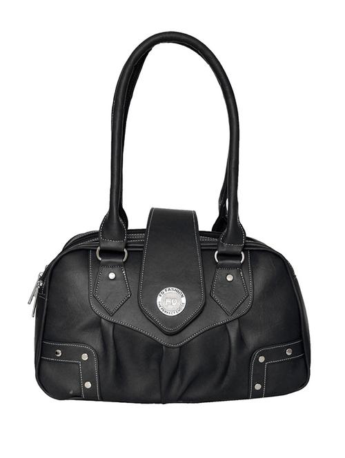 black leatherette handbag - 11663157 - Very Small Image - 1