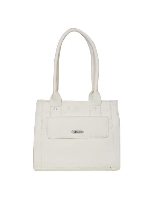 white leatherette handbag - 11663216 - Very Small Image - 1