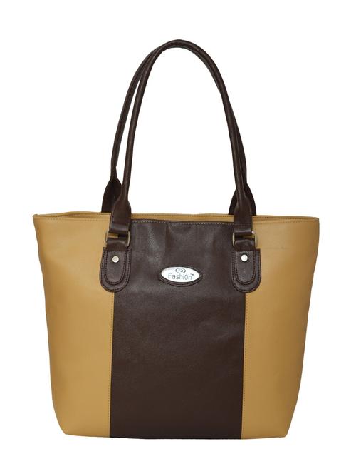 beige leatherette handbag - 11663248 - Very Small Image - 1