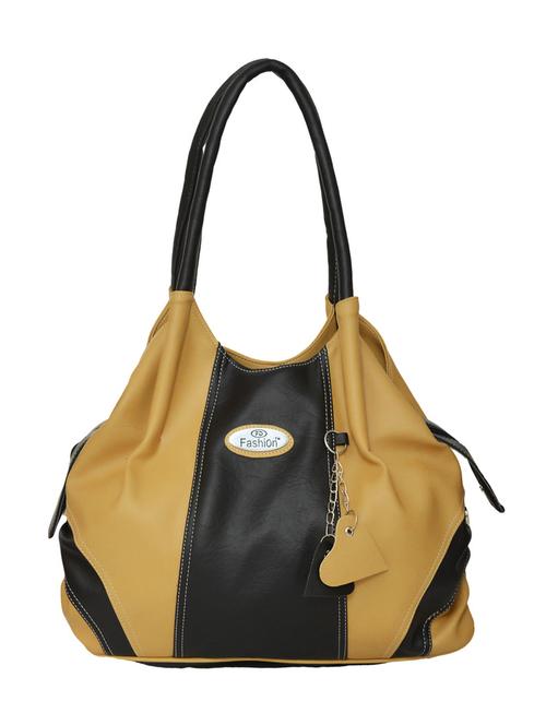 beige leatherette handbag - 11663253 - Very Small Image - 1