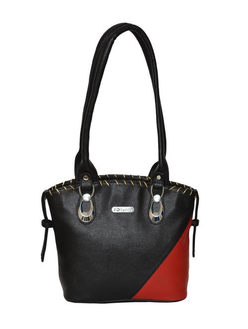 black leatherette handbag - 11663272 - Very Small Image - 1