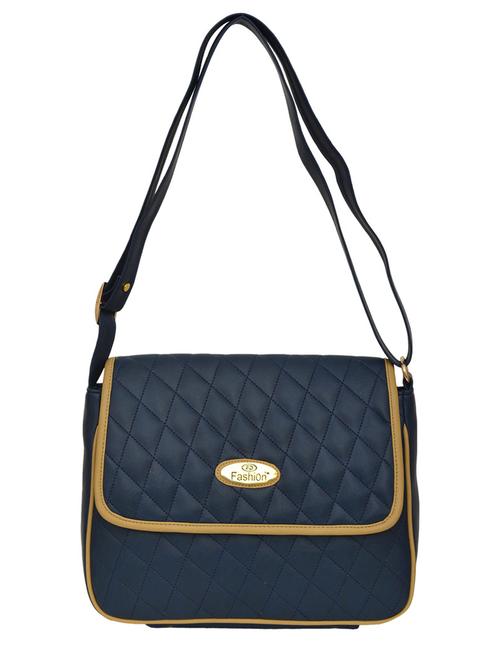 blue leatherette sling bag - 11663443 - Very Small Image - 1