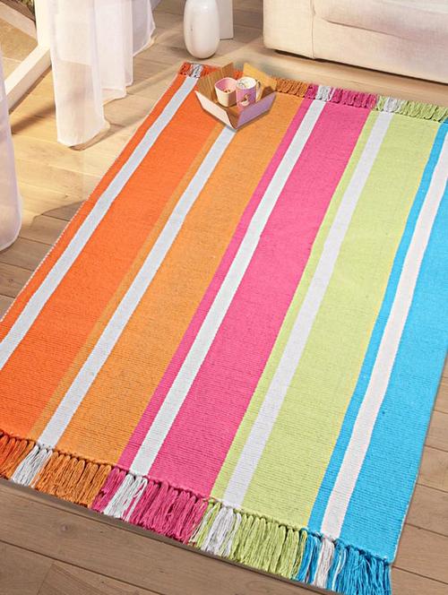 multi colored cotton rug - 11665473 - Very Small Image - 1