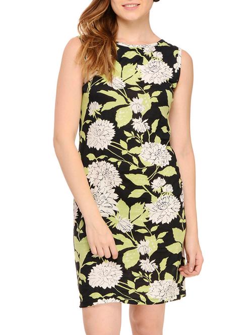 round neck floral sheath dress  - 11667982 - Very Small Image - 1