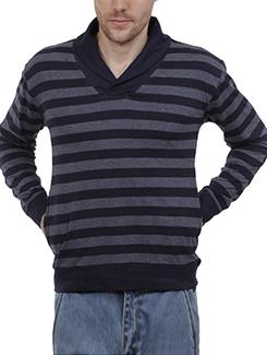 navy blue cotton blend tshirt - 11668753 - Very Small Image - 1