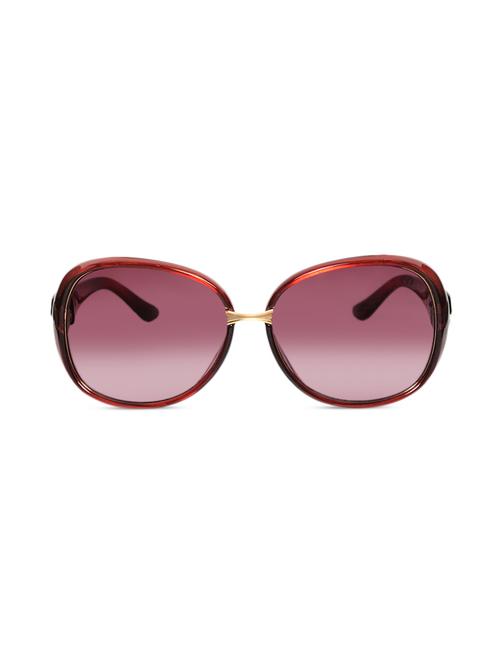 maroon square plastic frame sunglasses - 1166891 - Very Small Image - 1