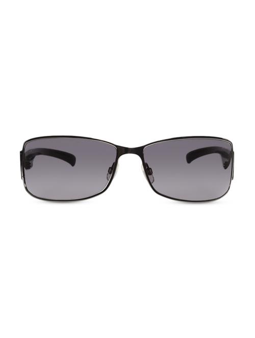 gunmetal grey rectangle wrap frame sunglasses - 1166930 - Very Small Image - 1