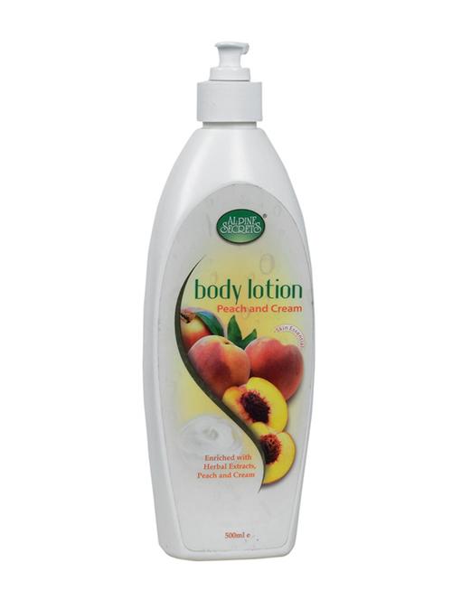 alpine secrets natural peach and cream body lotion - 11673501 - Very Small Image - 1
