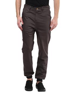 brown cotton joggers - 11675139 - Very Small Image - 1