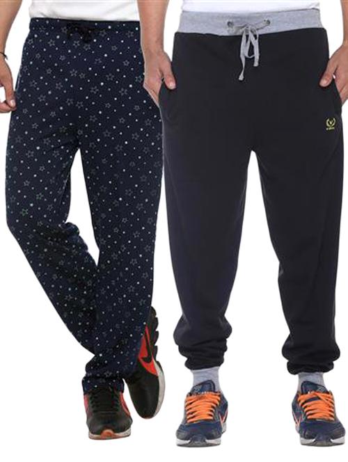 multi colored cotton  ankle length track pant - 11677981 - Very Small Image - 1