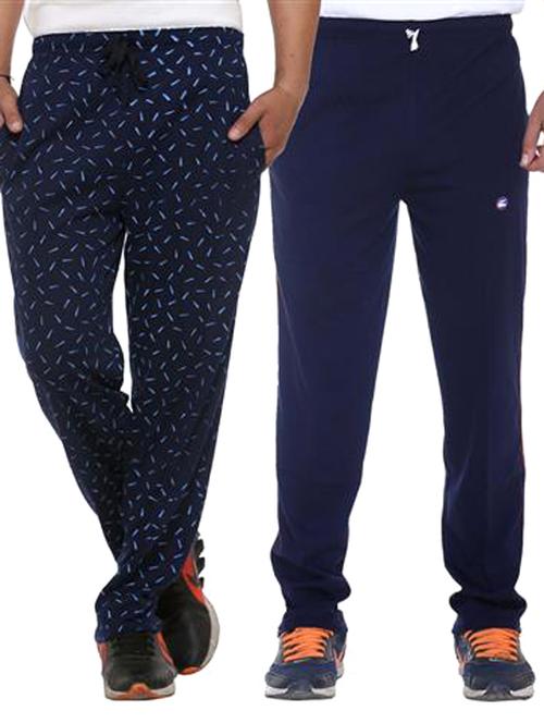 multi colored cotton  ankle length track pant - 11678012 - Very Small Image - 1