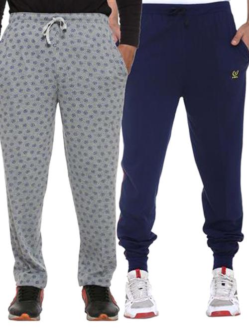 multi colored cotton  ankle length track pant - 11678041 - Very Small Image - 1