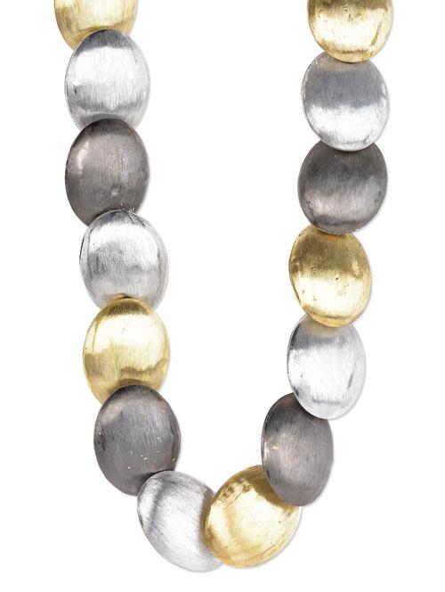 circular pattern solid metal necklace piece  - 1168000 - Very Small Image - 1