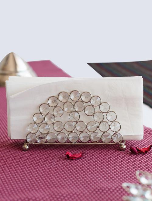 silver crystal tissue paper holder - 1168408 - Very Small Image - 1