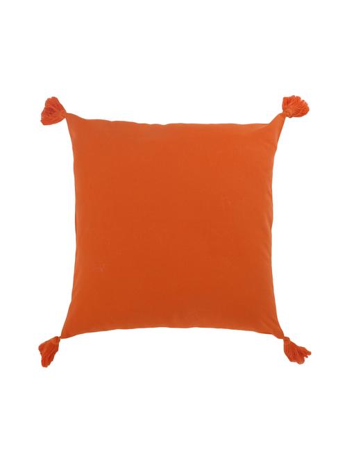 rosara amber tassel trim orange cushion cover - 11687717 - Very Small Image - 1