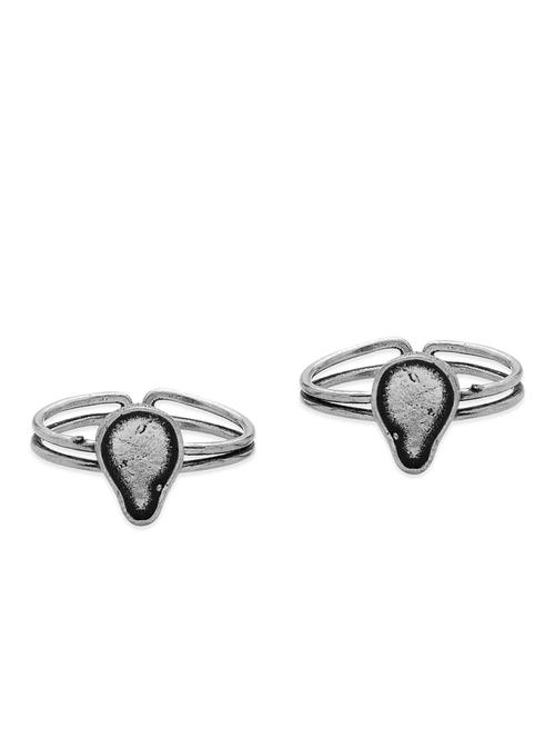 black metal toe rings - 11695590 - Very Small Image - 1