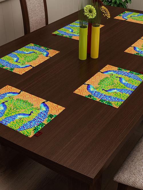 set of 2 multicolored cotton placemat - 11696482 - Very Small Image - 1