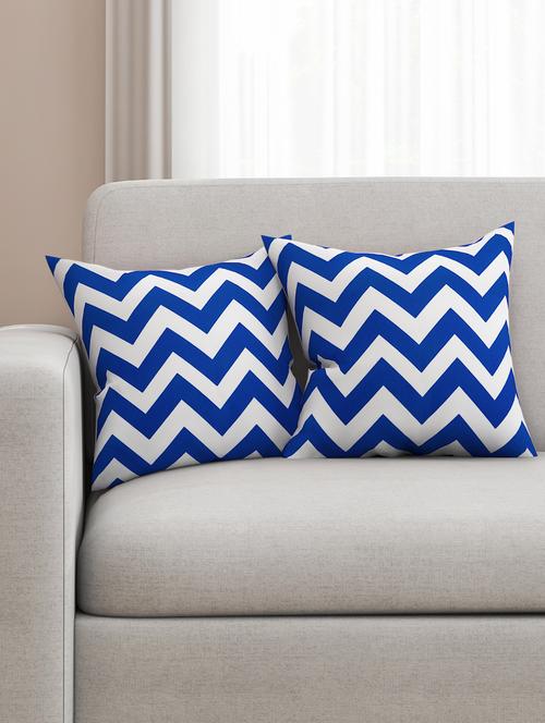 cotton  geometric hd digital premium 16 by 16 cushion covers (set of 2) - 11697365 - Very Small Image - 1