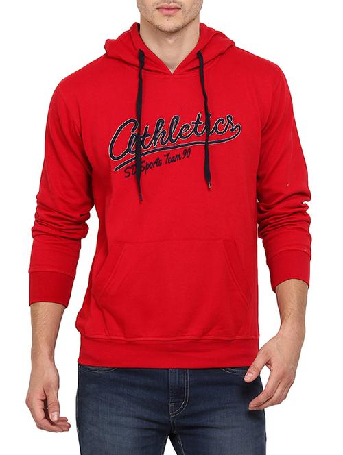 red cotton sweatshirt - 11697632 - Very Small Image - 1