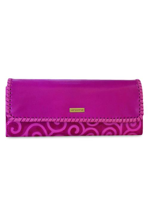 pink leather clutch - 1170180 - Very Small Image - 1