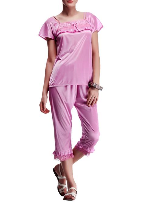 lace detail top & capri set  - 11702720 - Very Small Image - 1