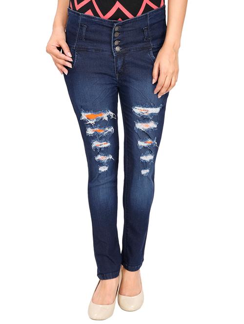 navy blue denim jeans - 11702793 - Very Small Image - 1