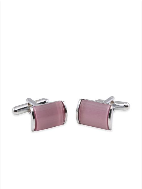 pink metal alloy cufflink - 11704419 - Very Small Image - 1