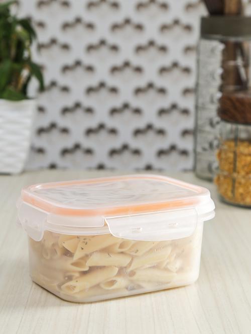 clear and orange microwave safe container box - 1171103 - Very Small Image - 1