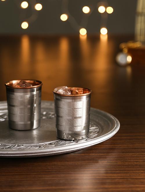 carnival copeer glass silver - 11715067 - Very Small Image - 1