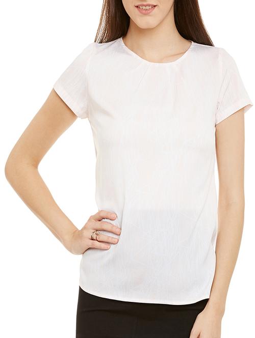 white printed regular top - 11715192 - Very Small Image - 1