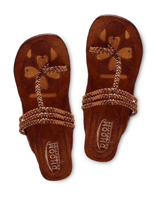 copper kolhapuri sandals - 1171906 - Very Small Image - 1