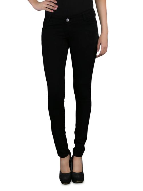 solid black denim slim fit jeans - 1171945 - Very Small Image - 1