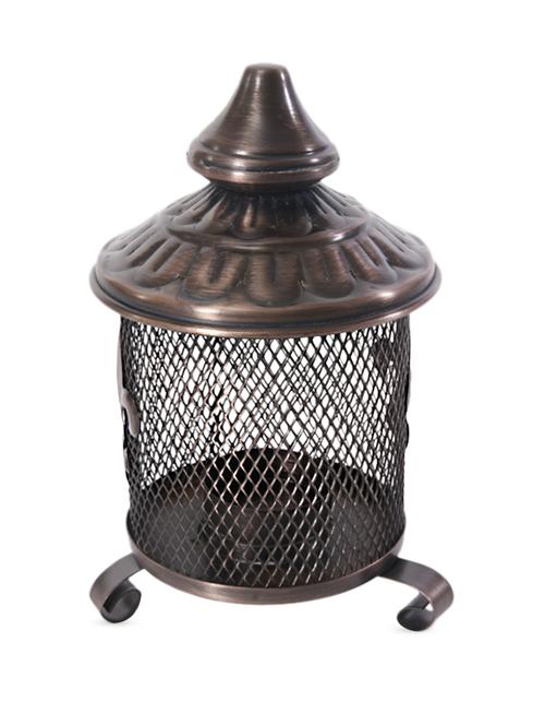 fleur de lis pattern detailed metal lantern - 1173030 - Very Small Image - 1