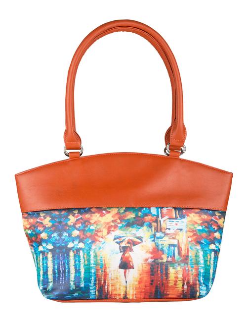 multi colored leatherette handbag - 11734932 - Very Small Image - 1