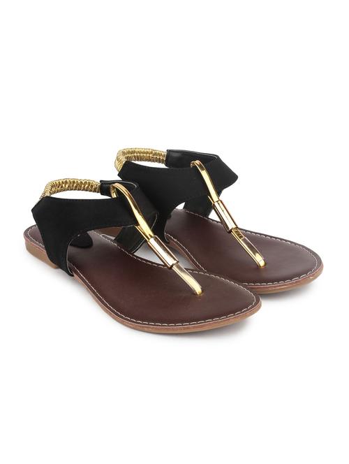 black leather sandals - 11738606 - Very Small Image - 1