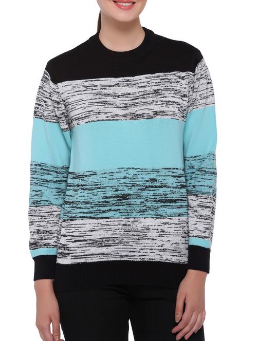 multi color cotton knit pullover - 11741406 - Very Small Image - 1