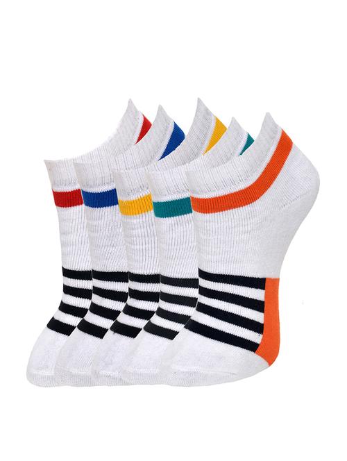 multi colored cotton sock (set of 5) - 11747802 - Very Small Image - 1